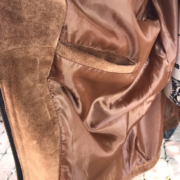 Men’s Beaded Suede Leather Jacket - Picture 5 of 8